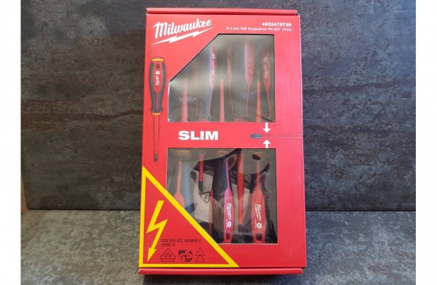 Milwaukee VDE Slim 7 rszes Szigetelt csavarhz kszlet SL/PH