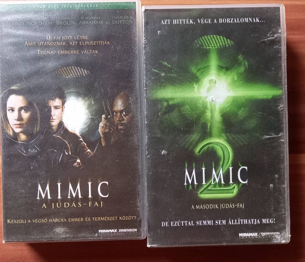 Mimic 1- 2. - horror vhs - kistok