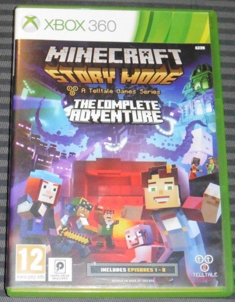 Minecraft 2. Story Mode Complete Adventure Gyri Xbox 360 Jtk