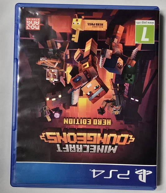 Minecraft Dungeon Hero edition Ps4 hasznlt jtk Playstation 4 