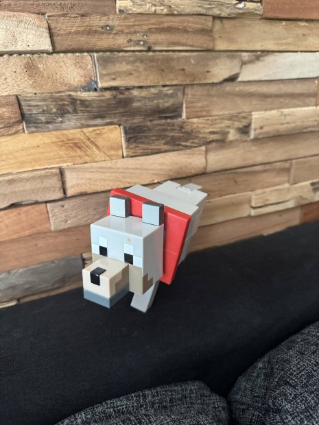 Minecraft Farkas Kutya Figura