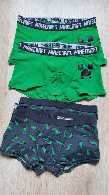 Minecraft H&M-es boxer 146/152 4db-os
