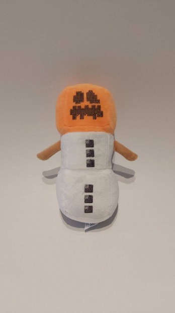 Minecraft Hógólem plüss 20 cm Új számlával Készletről hóember