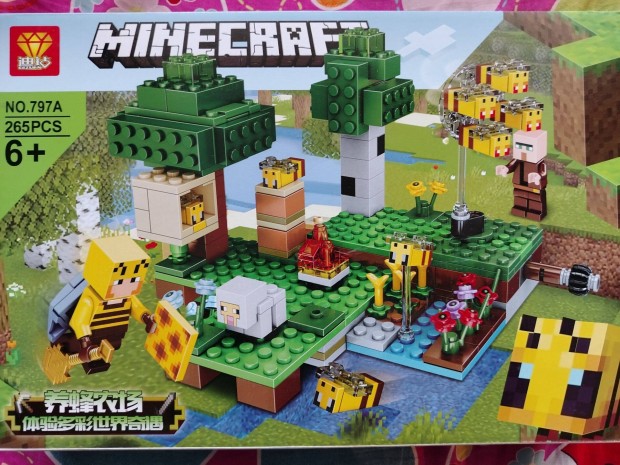 Minecraft Mhcsata LEGO kompatibilis + Ajndkba 1db karcsonyi tasak