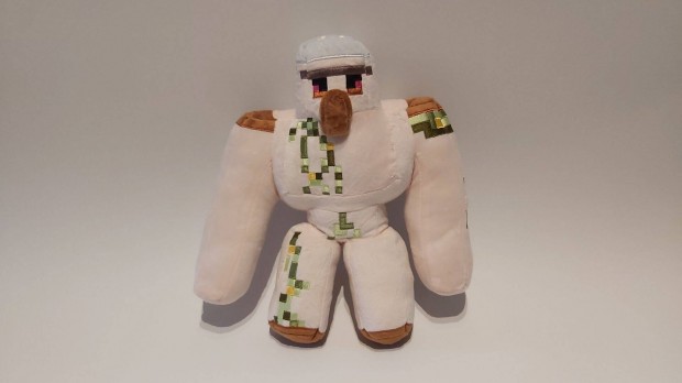 Minecraft Vasgólem plüss 33 cm Új számlával gólem készletről