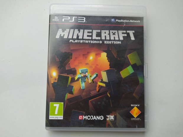 Minecraft eredeti PS3 jtk szp llapotban