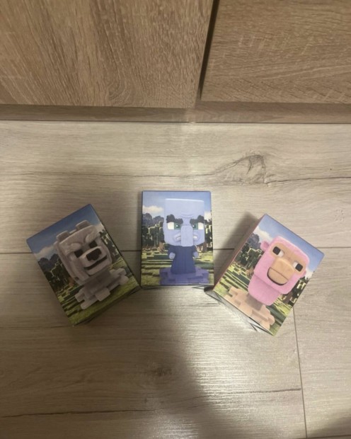 Minecraft happy meal játék 3 db figura
