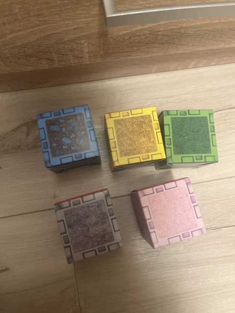 Minecraft happy meal játék 5 kocka(block)