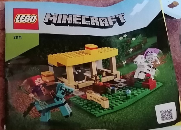 Minecraft lego szett 3 db és figurák