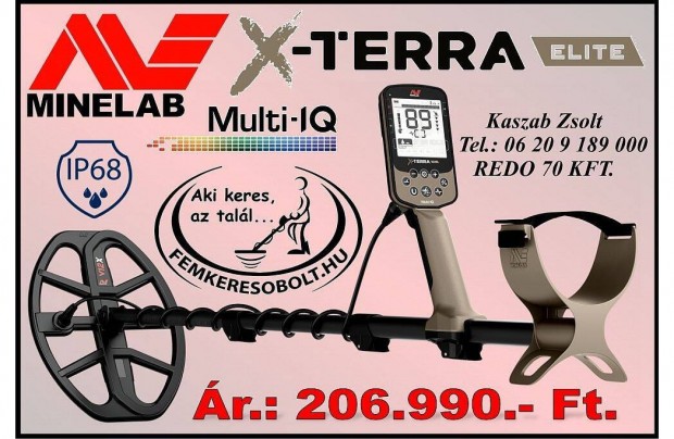 Minelab X-Terra Elite j fmkeres fmdetektor