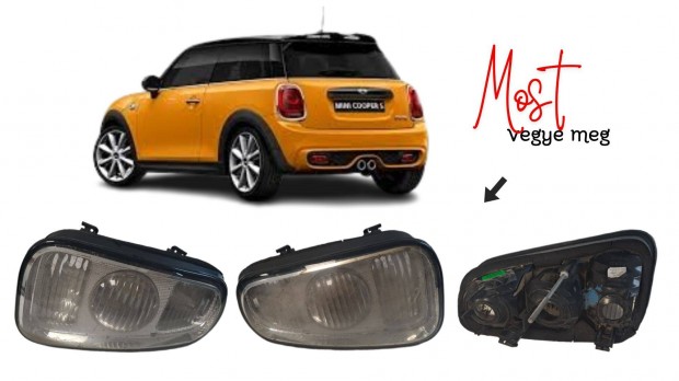Mini Cooper R50 R53 átlátszó lencséjű hátsó lámpák OEM 63216935784