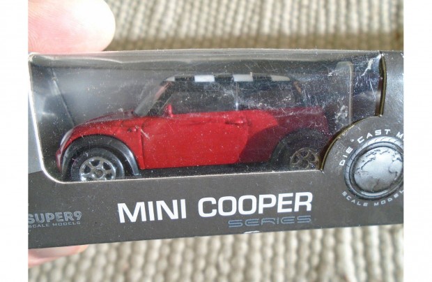 Mini Cooper - Welly - Super 9 Modell 1:60-as - dobozban -