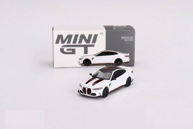 Mini GT BMW M4 CSL Alpine White