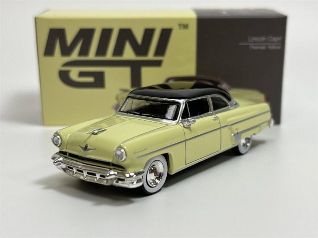 Mini GT MGT00561 Lincoln Capri 1954 Premier Yellow