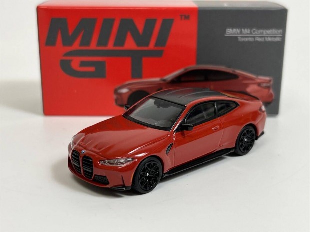 Mini GT MGT00566 BMW M4 Competition (G82) Toronto Red Metallic