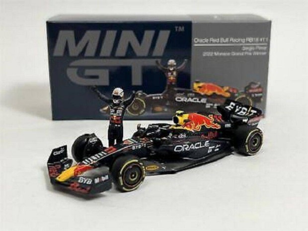 Mini GT Oracle Red Bull Racing RB18 #11 Sergio Prez 2022 Monaco Prix