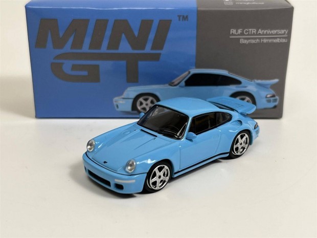 Mini GT Porsche RUF CTR Anniversary Bayrisch Himmelblau