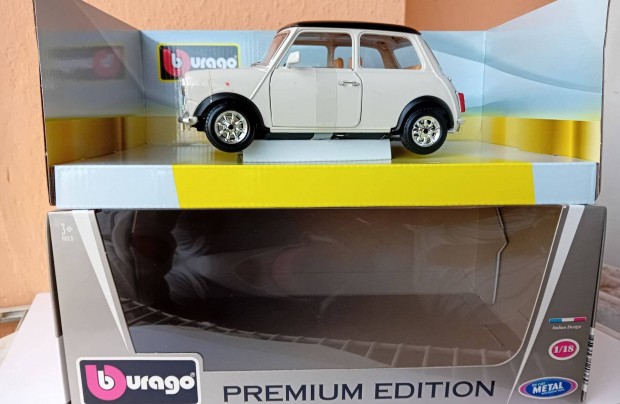 Mini Morris Cooper 1969 Burago 1/18 meretarany