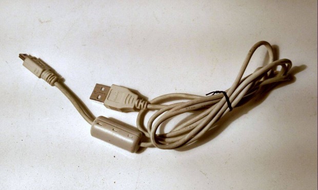 Mini USB Töltőkábel USB-s Ver.23 (Canon) 120cm (tesztelve)