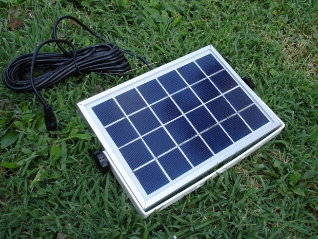 Mini aluminium keretes napelem panel , solar cella 5V 6V 400mA Elss