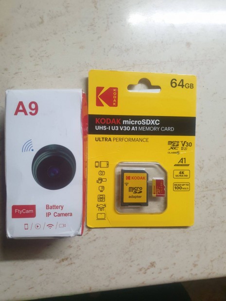 Mini camera+micro SD krtya 64GB vadij bontatlan