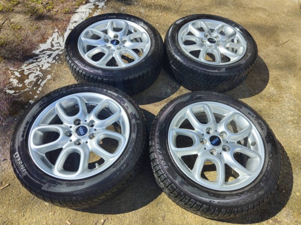 Mini cooper alufelnik tligumikkal 5x112 195/55r16