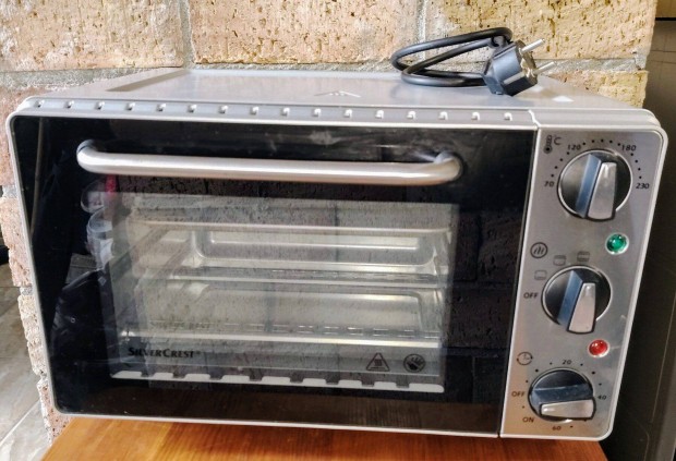 Mini sütő grillsütő Silvercrest SGB 1200 w 14 literes