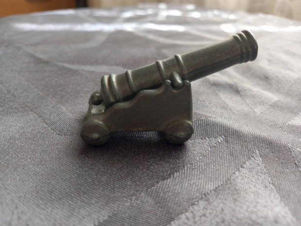 Miniatűr ágyú, fémből szétszedhető