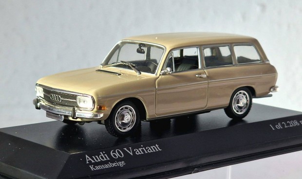 Minichamps 1:43 mretarny Audi 60 Variant modellaut elad