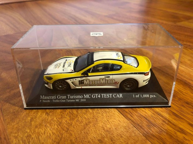 Minichamps Maserati Granturismo MC GT4 Coupe 1:43 Limitlt Modell aut