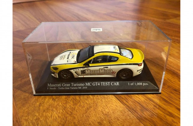 Minichamps Maserati Granturismo MC GT4 Coupe 1:43 Limitlt Modell aut