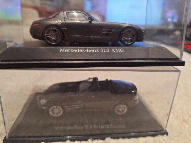 Minichamps Mercedes SLR Mclaren roadster , Schuco Mercedes SLS AMG