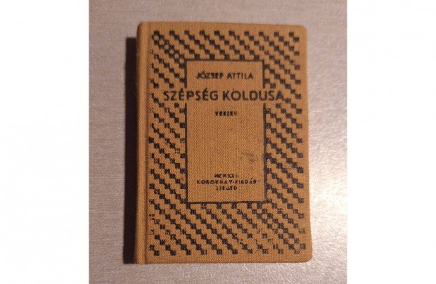 Miniknyv, Jzsef Attila: Szpsg koldusa, reprint