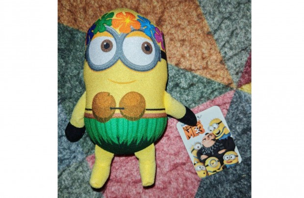 Minion Hawaii mintás eredeti plüss (új, címkés)