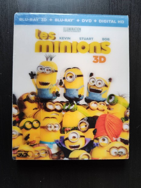 Minions Minyonok blu-ray 3D film j bontatlan