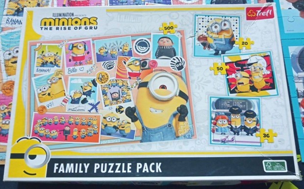 Minions The rise of Gru Puzzle 500 db