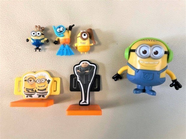 Minions figurk,6 db