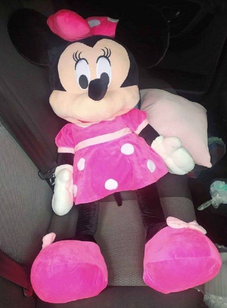 Minnie Mouse 128cm Plss Rzsaszn, Pink Mini Egr
