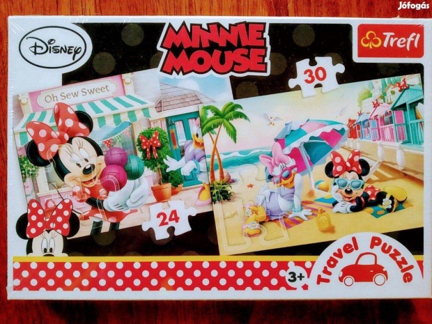 Minnie Mouse puzzle travel 2x24 db bontatlan