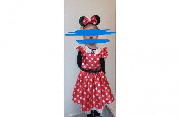 Minnie egér jelmez ovis kislánynak