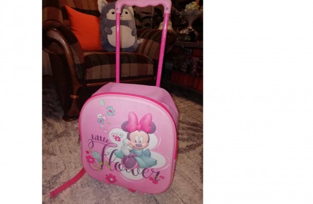 Minnie_egér_mintás_kislány_bőrönd