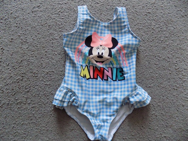 Minnie egeres, aprókockás fürdőruha, 2-3 év