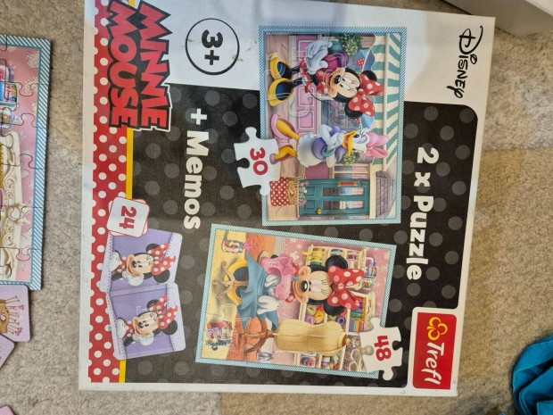 Minnie egeres puzzle 3-5 veseknek