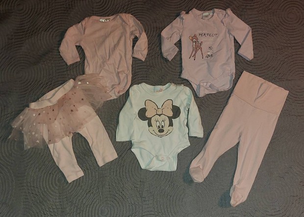 Minnie fehr Bambi rzsaszn body pocak tt nadrg 68 3-6 h