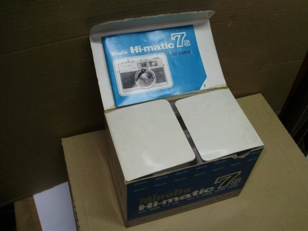 Minolta 7S doboz s lers