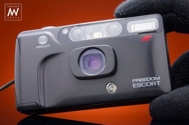 Minolta Freedom Escort (Leica Mini II) + Elem | Filmes Fényképezőgép