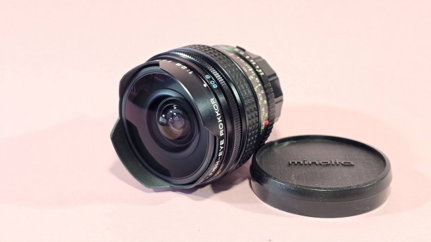 Minolta md fish-eye rokkor 2.8/16mm objekt�v 