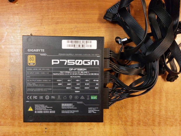 Minsgi 80 gold 750w-os modulris Gigabyte tpegysg!Akci!