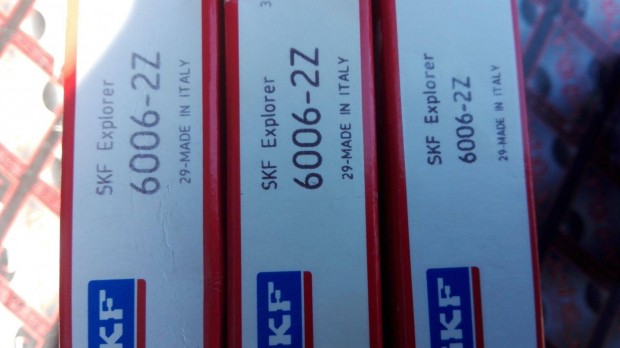Minőségi SKF 6006 2Z Explorer csapágy 3db