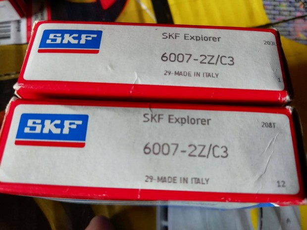 Minőségi SKF 6007 2Z/C3 csapágy 2 db